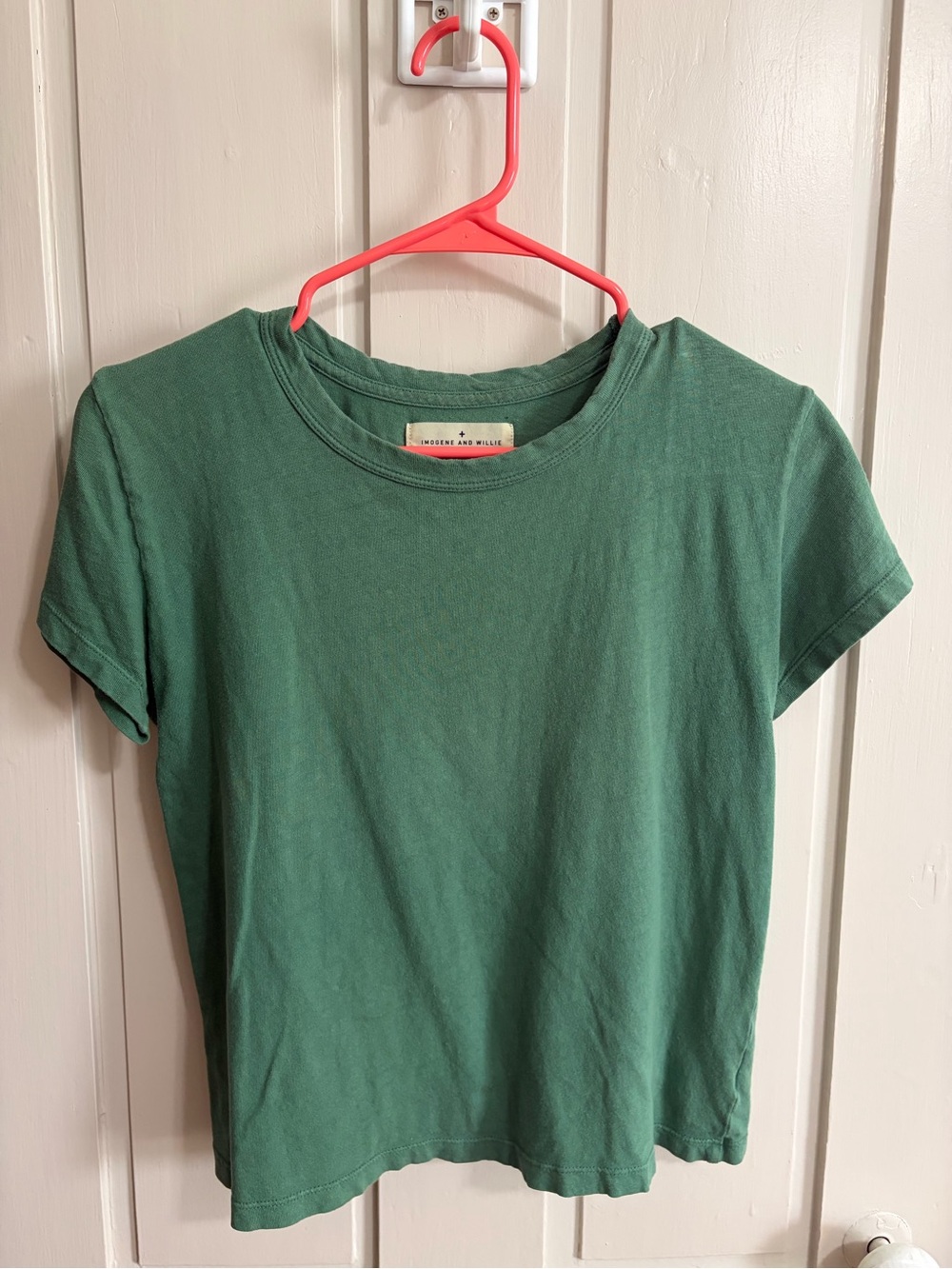 imogene + willie green drop tee